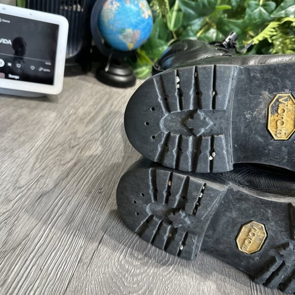 Union Made in The USA Fire Safety Zipper Boots Black Leather Men's size 6 E - Picture 11 of 11